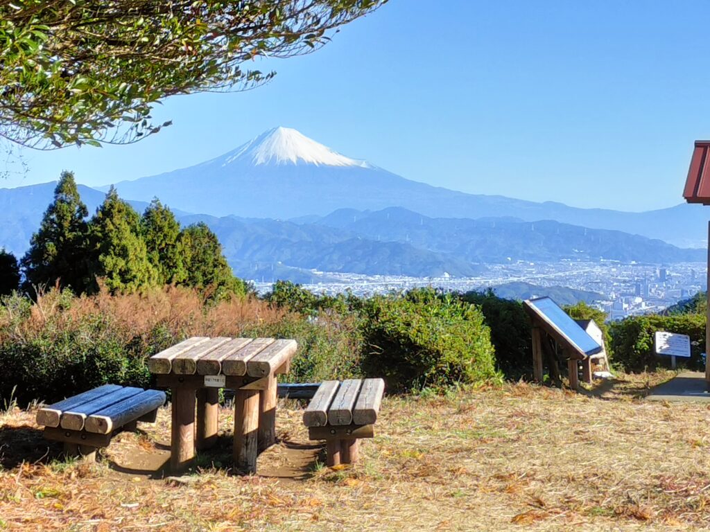 満観峰山頂からの富士山